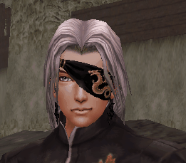 Character wearing the Transcendental Eye Patch