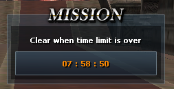 Mission timer showing 8-hour countdown