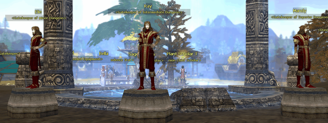 Entry NPC dialogue screen