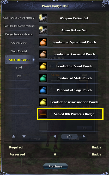 Power Arena interface showing team chat and party limitations